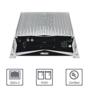 NISE3800R PC Fanless Intel Core I7/i5/i3 6ème génération compatible RAID, Windows 7/10 et triple écran