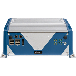 NISE 3910R-A PC fanless équipé d'un processeur de 12eme ou 13eme génération IntelCore i9/i7/i5/i3 x4 LAN,X4 COM, x1 DP, X1 SIM, x4USB et port M2 accessible de l'extérieur