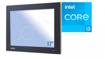 TPC-317-R833A Panel PC 17" Fanless avec Intel Core i3 de 8ème génération
