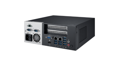 IPC-221-00A1 Chassis compact pour PC Industriel avec Intel Core  12th/13th/14th Gen, 2 sorties affichages, 2 x LAN, 8 x USB, 2 x COM, 250W