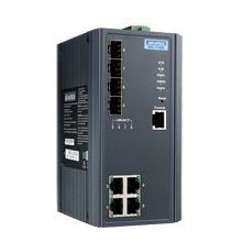 Switch Rail DIN industriel 4 ports FE + 4 ports FO SFP