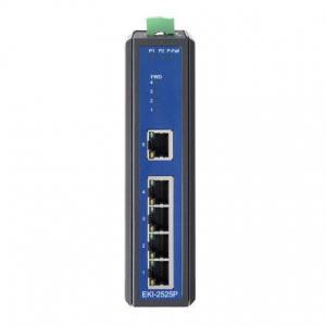 Switch rail DIN industriel 5 ports 10/100 Mbps dont 4 POE