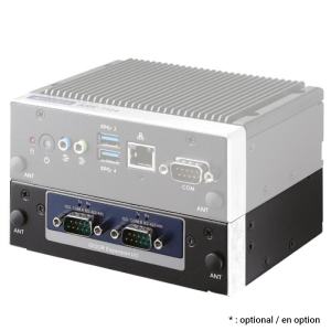 ARK-1124H-S6A3 Mini PC Fanless modulaire pour Intel® Atom™ E3940 QC double HDMI, Double ethernet et 4 ports USB