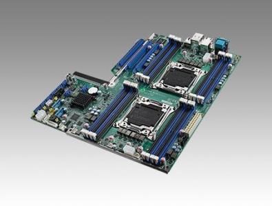 Carte mère industrielle pour serveur, LGA2011-R3 EATX SMB w/8 SATA/3 PCIe x16/2 GbE