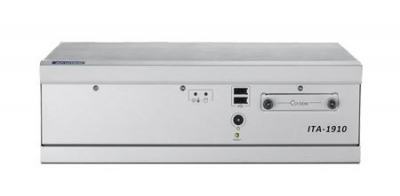 PC industriel fanless pour application transport, ITA-1910 ATOM D525 DDR3 2LAN+16COM+2VGA