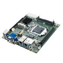 AIMB-205G2-00A1E Carte mère industrielle,miniITX LGA1151.VGA/DP/DVI/LVDS/PCIe/2GbE