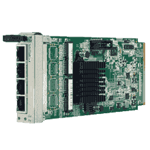 MIC-5203-AE Cartes ethernet pour PC industriel CompactPCI, 4-port GbE AMC with SFP conn.
