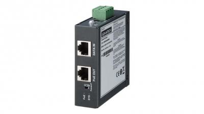 Injecteur PoE  802.3bt-5G Gigabit, 90W, Rail Din / Mural et durci