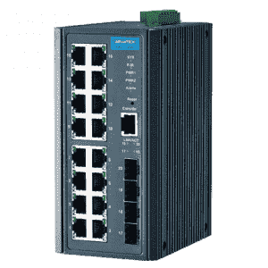 EKI-7720E-4FI-AU Switch ethernet 16 ports 10/100Mbps + 4 SFP, Administrable -40~75℃
