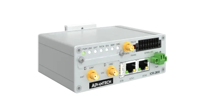 Routeur 4G industriel avec 2 x ethernet, 2 x SIM, 2 antennes, GPS, USB, 2 ports séries, boitier en métal
