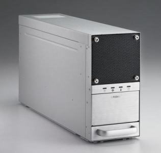 IPC-6025BP-35B Tour PC industriel 5U qui peut se combiner avec jusqu'à 4 tours similaires avec alimentation 350W et 2 x baie disque antichoc