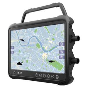 M133TGML Tablette durcie 13" pour la défense équipée d'un processeur Intel Core I5 et d'une alimentation MIL-STD-38999