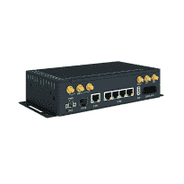 Routeur 4G et LAN haute vitesse x5 LAN x1 RS232 x1 RS485 x1 CAN x1 SFPx1 USB x1 SD x2 SIM opt.PoE-PSE+