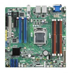 ASMB-584VG-00A1E Carte mère industrielle pour serveur, LGA 1150 uATX Server Board with 2 PCIe x8, 1 LAN