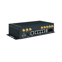 Routeur industriel 4G  avec WiFi et PoE, 5 ports ethernet, RS232, RS485, CAN, GPS, et double SIM -40°C +75°C