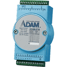 ADAM-6750-A Module ADAM Ethernet avec Node-Red – 12 entrées et sorties TOR