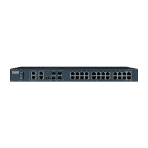 Switch rack industriel 24 ports Gb + 4 ports Combo Gb -40 ~ 70°C