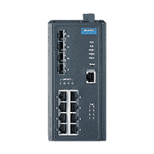 EKI-7712G-2FVP-AE Switch Fibre Optique 2 ports SFP 8 POE RJ45 Gb et 2 ports VDSL2