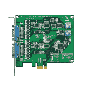 PCIE-1602C-AE Carte PCIexpress de communication série, 2-ports RS-232/422/485 isolés