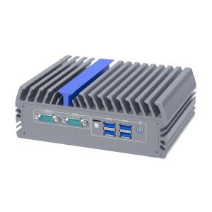 PC Fanless compact avec un processeur Intel Core I3, I5 ou I7 de 12eme génération, 3 x HDMI, 1 x VGA, 3 x LAN, 2 x COM, 4x USB (-20 ~ +50°C)