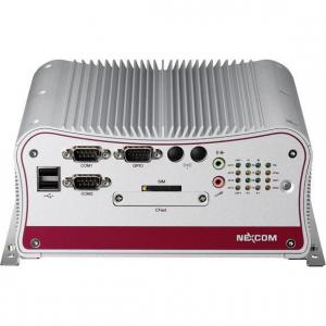 NISE2310-M PC Fanless avec processeur Intel® Atom™ Dual Core D2550 1.86 GHz avec 4 ports Ethernet - 1 slot PCI