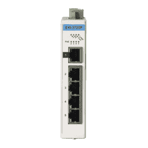 EKI-3725P-AE Switch Rail DIN industriel 5 ports Gigabit POE non managé