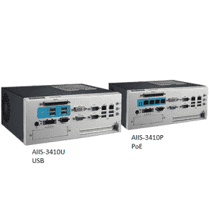 PC compact pour applications de vision industrielle avec un processeur Intel de 6eme génération & compatible x4 caméras PoE ou USB 3.0
