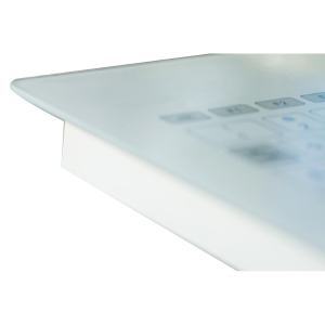 KR23223 Clavier médical en verre tactile filaire encastrable IP65 sans aspérités