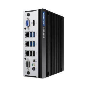 ARK-1250L-S5A2 PC Fanless Rail Din avec Intel® Core i5-1145G7E, 2 x HDMI, 4 x LAN, 6 x USB , 4 x COM,