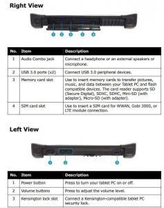 R11AH Tablette durcie 11,6" Durabook