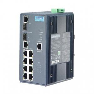 EKI-7659CPI-AE Switch Rail DIN industriel 8 ports POE + 2 x 1Gb -40°C 75°C