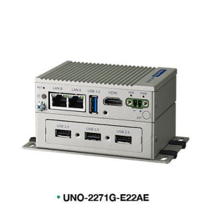 UNO-2271G-E21BE PC Fanless ultra compact avec Intel ATOM E3815, 2 x LAN, 1 x USB 3.0, 1 x HDMI, 1 x mPCIe (0 ~ 50°C)