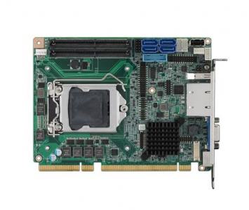 PCE-4129G2-00A1E Carte mère industrielle demi-longueur bus PCI/PCIE, PICMG 1.3 H/S SHB, C236, 2GbE, 2 display