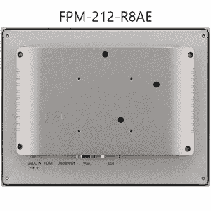 FPM-212-R8AE Ecran industriel 12" tactile résistif avec HDMI, DP et VGA IP66 façade avant