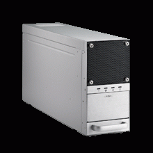 IPC-6025BP-35B Tour PC industriel 5U qui peut se combiner avec jusqu'à 4 tours similaires avec alimentation 350W et 2 x baie disque antichoc