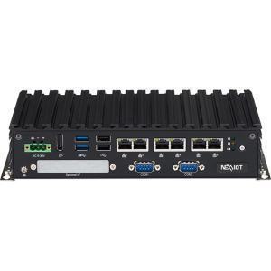 NISE 4310-E01 PC fanless Intel Atom x6425E Quad Core x4 COM x6 LAN