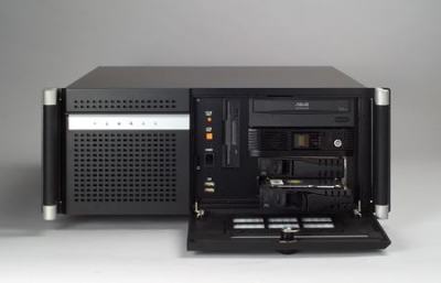 ACP-4320MB-50BE Châssis silencieux 4U 500W pour PC rack 19" avec carte mère ATX/MATX et 2 disques extractibles