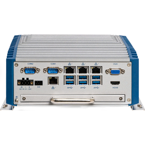 NISE 3910R-A PC fanless équipé d'un processeur de 12eme ou 13eme génération IntelCore i9/i7/i5/i3 x4 LAN,X4 COM, x1 DP, X1 SIM, x4USB et port M2 accessible de l'extérieur