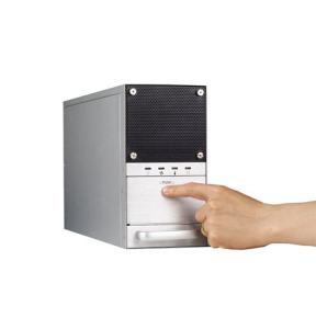 IPC-6025BP-35B Tour PC industriel 5U qui peut se combiner avec jusqu'à 4 tours similaires avec alimentation 350W et 2 x baie disque antichoc