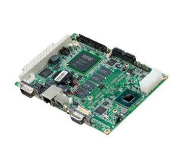 Carte mère industrielle biscuit 3,5 pouces, Atom N455,3.5" SBC, onboard 1GB SDRAM, -20~80C