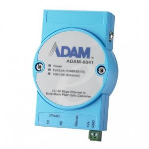 ADAM-6541-AE Convertisseur média industriel Ethernet vers fibre optique multimode, connecteur de type SC