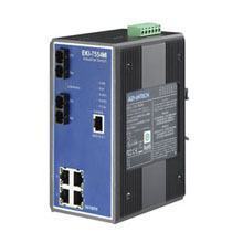 EKI-7554MI-AE Switch Rail DIN industriel 4 ports + 2 FO MM managé -40°C +75°C