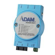 Switch Rail DIN industrial ADAM 5 ports 10/100Mbps + 1 Fibre SC MM
