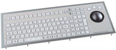 KSTL105B47USB Clavier industriel encastrable 105 touches Trackball de 50mm  IP67 USB Novégien