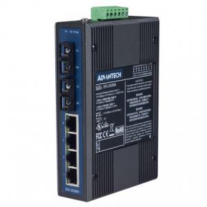 EKI-2526M-AE Switch Rail DIN industriel 4 ports 10/100Mbps + 2 ports Fibres