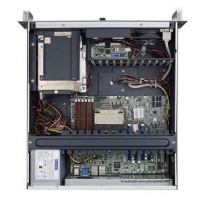 ACP-4340MB-50ZE Châssis silencieux 4U 500W pour PC rack 19" avec carte mère ATX/MATX et 4 disques extractibles