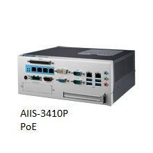 AIIS-3410P-00A1E PC industriel pour application de vision, H110, DDR4, 4 PoE, 2 LAN, 4 USB3.0, PCIe/PCI ext