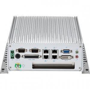 NISE3640M PC industriel Box fanless version médicalisée sans ventilation Intel® Core™ i7-3517UE 3ème génération - 4 ports Ethernet avec 2 slots PCI - Certifié by TUV/RH Certificate: EN60601-1:2006