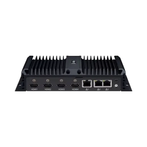 PC Fanless compact avec Intel® Core™ i5 1145G7E, 4 HDMI, 3 x LAN, 4 x USB (-10°C à 60°C)