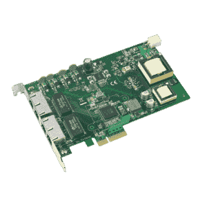 PCIE-1674PC-AE Carte ethernet Gigabit, 4-port PCI express GbE PoE card